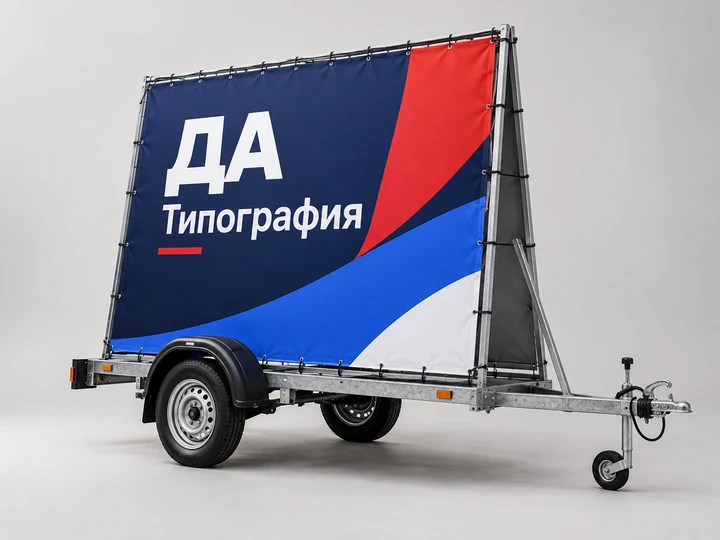 Визуализация: Реклама на прицепе